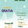 Concert de Noël de la Chorale Gratia